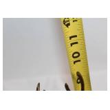 Vintage Brass Deer Figurine 11.5 Inches Tall