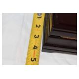 Glossy Wooden Trinket Box with Lined Interior