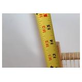 Wooden Tabletop Weaving Loom with Colorful Fabric