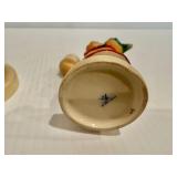 GOEBEL HUMMEL "School Girl" & "Girl with Fir Tree" Figurines