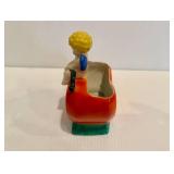 GOEBEL Bavarian Vintage Cupid w/Blue Wings Heart Planter