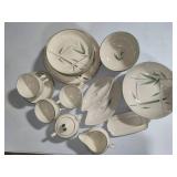 Winfield Bamboo Pattern Porcelian Hand Crafted China