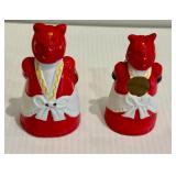 Black Americana Bell & Toothpick Holder