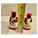 Black Americana Bell & Toothpick Holder