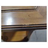 Vintage Hexagon Wood Side Table