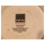222 Fifth Tuscany Rose Salad Plates