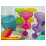 Huge Lot of Summer Plastic Dishware
