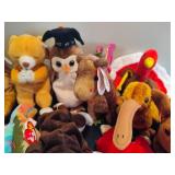 TY Beanie Babies Assorted Animals