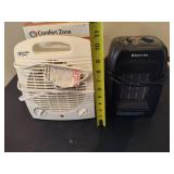 Two Small Space Heaters
