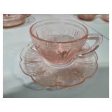 Pink Depression Glass Dinnerware Set (97pc)