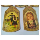 Vintage Norwegian Wood Wall Hangings