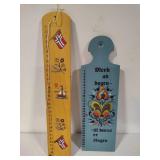 Two Norwegian Wood Hanging Calendars