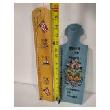 Two Norwegian Wood Hanging Calendars