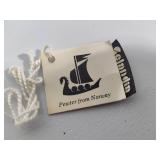 Nine Norwegian Pewter Small Goblets