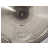 Nine Norwegian Pewter Small Goblets