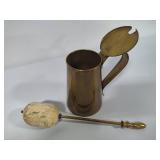 Antique Brass Smudge Pot