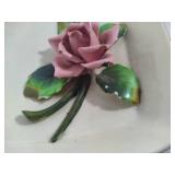 Vintage Floral Ashtray