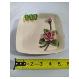 Vintage Floral Ashtray