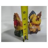 Lot of Colorful Roosters