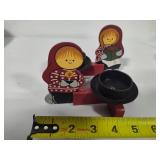 Vintage Kari Trestakk Candle Holders