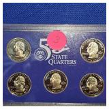 United States Quarter Proof Set and 1989 Mint Set