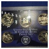 United States Quarter Proof Set and 1989 Mint Set