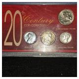 1943 Steel Penny Mint Mark Set and 20th Centrury Coin Collection