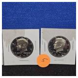 (4) Kennedy 1972 S Proof Clads
