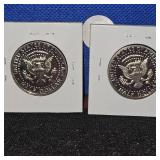 (4) Kennedy 1972 S Proof Clads