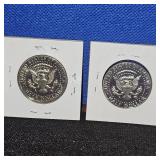 (4) Kennedy 1972 S Proof Clads