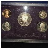 11 Carded Wheat Pennies & 1989 Mint Proof Set