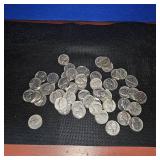 (59) 1939-1964 Jefferson Nickels and 3 New Coin Books