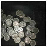 (59) 1939-1964 Jefferson Nickels and 3 New Coin Books