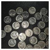 (59) 1939-1964 Jefferson Nickels and 3 New Coin Books