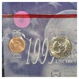 1980 Proof Set and 1999 Susan B Anthony, UNC Set