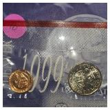 1980 Proof Set and 1999 Susan B Anthony, UNC Set