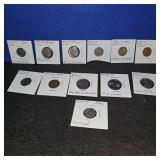 Bag of Error Coins(12) and 10 Kennedy Errors