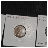 Bag of Error Coins(12) and 10 Kennedy Errors