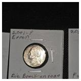 Bag of Error Coins(12) and 10 Kennedy Errors