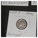 Bag of Error Coins(12) and 10 Kennedy Errors