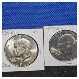 5 Ike Dollars Carded in VF and VG Condition and Street Outlaws 2022 Token