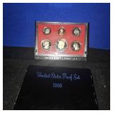 1980 Proof Set and 1999 Susan B Anthony, UNC Set