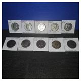 Bag of Error Coins(12) and 10 Kennedy Errors