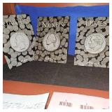 (59) 1939-1964 Jefferson Nickels and 3 New Coin Books