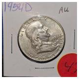 1954-D Franklin AU
