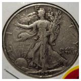 1939-D Walking Liberty, Fine