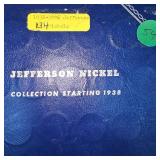 Jefferson Nickel Book(w/Silver), Missing 3