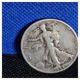 1928-S, 1934-S, Walking Liberty, Worn