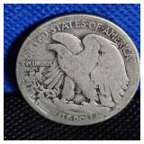 1928-S, 1934-S, Walking Liberty, Worn