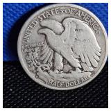 1928-S, 1934-S, Walking Liberty, Worn